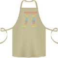 Rainbow Pie Day Maths Mathematics LGBT Cotton Apron 100% Organic Khaki