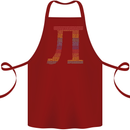Rainbow Pie Day Maths Mathematics LGBT Cotton Apron 100% Organic Maroon
