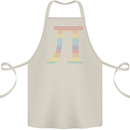 Rainbow Pie Day Maths Mathematics LGBT Cotton Apron 100% Organic Natural