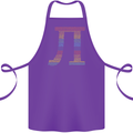 Rainbow Pie Day Maths Mathematics LGBT Cotton Apron 100% Organic Purple