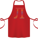 Rainbow Pie Day Maths Mathematics LGBT Cotton Apron 100% Organic Red