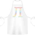 Rainbow Pie Day Maths Mathematics LGBT Cotton Apron 100% Organic White