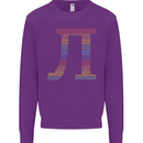 Rainbow Pie Day Maths Mathematics LGBT Kids Sweatshirt Jumper Purple