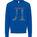 Rainbow Pie Day Maths Mathematics LGBT Kids Sweatshirt Jumper Royal Blue