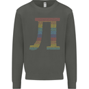 Rainbow Pie Day Maths Mathematics LGBT Kids Sweatshirt Jumper Storm Grey