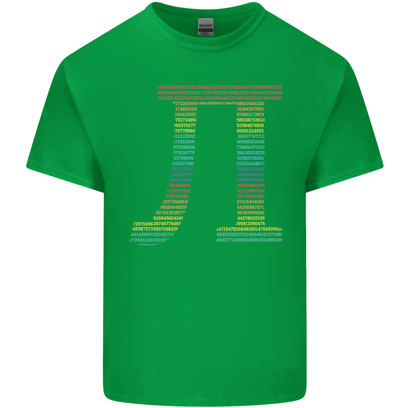 Rainbow Pie Day Maths Mathematics LGBT Kids T-Shirt Childrens Irish Green