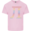 Rainbow Pie Day Maths Mathematics LGBT Kids T-Shirt Childrens Light Pink