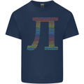 Rainbow Pie Day Maths Mathematics LGBT Kids T-Shirt Childrens Navy Blue