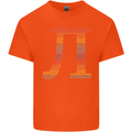 Rainbow Pie Day Maths Mathematics LGBT Kids T-Shirt Childrens Orange