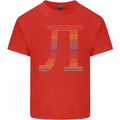 Rainbow Pie Day Maths Mathematics LGBT Kids T-Shirt Childrens Red