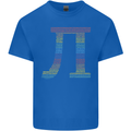 Rainbow Pie Day Maths Mathematics LGBT Kids T-Shirt Childrens Royal Blue