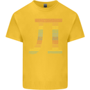 Rainbow Pie Day Maths Mathematics LGBT Kids T-Shirt Childrens Yellow
