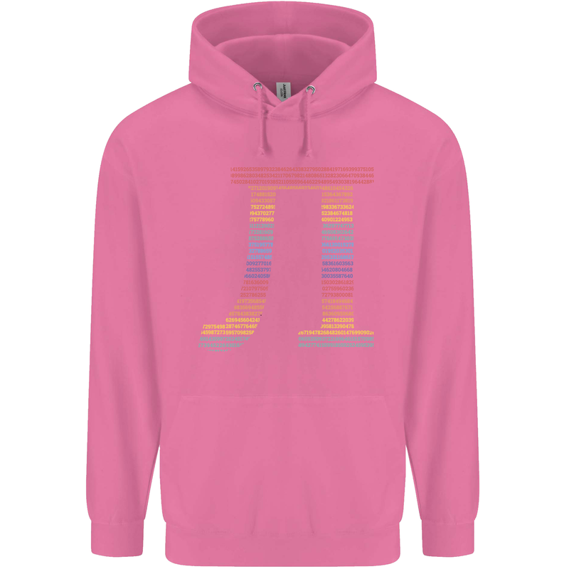 Rainbow Pie Day Maths Mathematics LGBT Mens 80% Cotton Hoodie Azelea