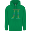 Rainbow Pie Day Maths Mathematics LGBT Mens 80% Cotton Hoodie Irish Green