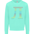 Rainbow Pie Day Maths Mathematics LGBT Mens Sweatshirt Jumper Peppermint