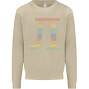 Rainbow Pie Day Maths Mathematics LGBT Mens Sweatshirt Jumper Sand