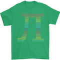 Rainbow Pie Day Maths Mathematics LGBT Mens T-Shirt 100% Cotton Irish Green