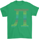 Rainbow Pie Day Maths Mathematics LGBT Mens T-Shirt 100% Cotton Irish Green