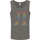 Rainbow Pie Day Maths Mathematics LGBT Mens Vest Tank Top Charcoal