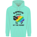 Rainbow Sheep Funny Gay Pride Day LGBT Childrens Kids Hoodie Peppermint