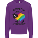 Rainbow Sheep Funny Gay Pride Day LGBT Kids Sweatshirt Jumper Purple