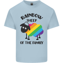 Rainbow Sheep Funny Gay Pride Day LGBT Kids T-Shirt Childrens Light Blue