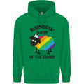 Rainbow Sheep Funny LGBT Gay Pride Day Mens 80% Cotton Hoodie Irish Green