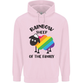 Rainbow Sheep Funny LGBT Gay Pride Day Mens 80% Cotton Hoodie Light Pink