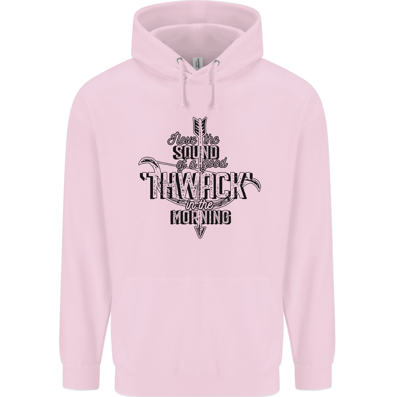 Raise Aim Shoot Funny Archery Archer Childrens Kids Hoodie Light Pink