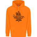 Raise Aim Shoot Funny Archery Archer Childrens Kids Hoodie Orange