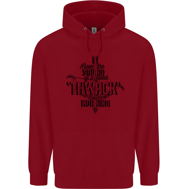 Raise Aim Shoot Funny Archery Archer Childrens Kids Hoodie Red