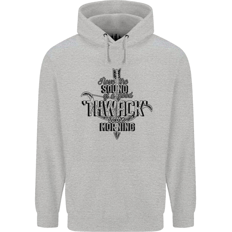 Raise Aim Shoot Funny Archery Archer Childrens Kids Hoodie Sports Grey