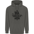 Raise Aim Shoot Funny Archery Archer Childrens Kids Hoodie Storm Grey