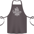 Raise Aim Shoot Funny Archery Archer Cotton Apron 100% Organic Dark Grey