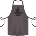 Raise Aim Shoot Funny Archery Archer Cotton Apron 100% Organic Dark Grey