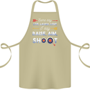 Raise Aim Shoot Funny Archery Archer Cotton Apron 100% Organic Khaki