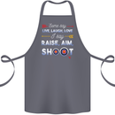 Raise Aim Shoot Funny Archery Archer Cotton Apron 100% Organic Steel