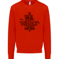 Raise Aim Shoot Funny Archery Archer Kids Sweatshirt Jumper Bright Red