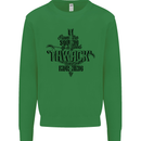 Raise Aim Shoot Funny Archery Archer Kids Sweatshirt Jumper Irish Green