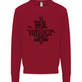 Raise Aim Shoot Funny Archery Archer Kids Sweatshirt Jumper Red
