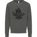 Raise Aim Shoot Funny Archery Archer Kids Sweatshirt Jumper Storm Grey