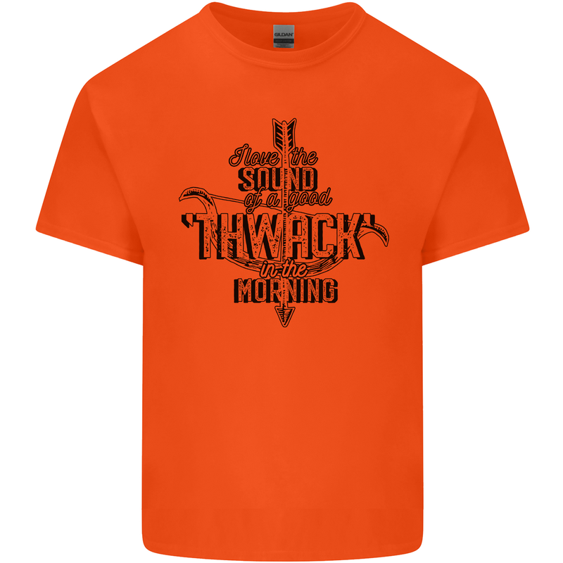 Raise Aim Shoot Funny Archery Archer Kids T-Shirt Childrens Orange