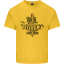 Raise Aim Shoot Funny Archery Archer Kids T-Shirt Childrens Yellow