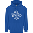 Raise Aim Shoot Funny Archery Archer Mens 80% Cotton Hoodie Royal Blue