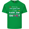 Raise Aim Shoot Funny Archery Archer Mens Cotton T-Shirt Tee Top Irish Green