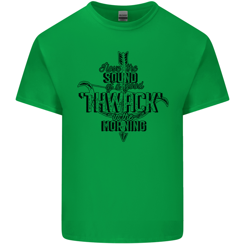 Raise Aim Shoot Funny Archery Archer Mens Cotton T-Shirt Tee Top Irish Green