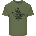 Raise Aim Shoot Funny Archery Archer Mens Cotton T-Shirt Tee Top Military Green