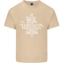 Raise Aim Shoot Funny Archery Archer Mens Cotton T-Shirt Tee Top Sand