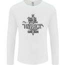 Raise Aim Shoot Funny Archery Archer Mens Long Sleeve T-Shirt White