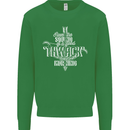 Raise Aim Shoot Funny Archery Archer Mens Sweatshirt Jumper Irish Green